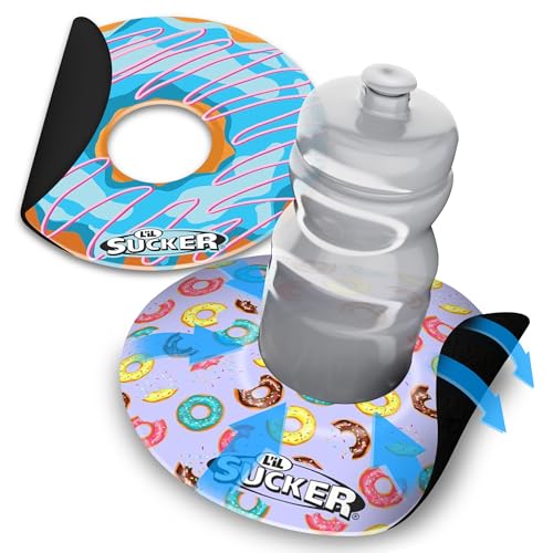 Image of Lil Sucker Suction Cup Holder - Universal Drink Holder for Paddle Board, Kayak, ATV & Boat - Clip-On Coffee Anti-Spill - Donut Pack of 2