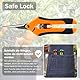 CXRYLZ-FUR 2 Stücke Gartenschere, Klein Ernteschere, Rosenschere, Bonsai Schere, Pflanzschere, Blumenschere, Pruning Shears Garden Scissors für Baumzweige, Blumen, Früchte, Pflanzen