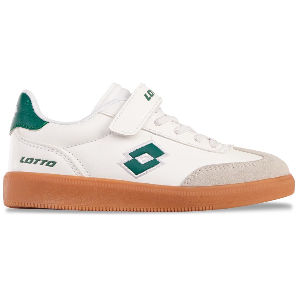 Lotto Vintal MF K SneakersUnisex Children, White, 33 EU
