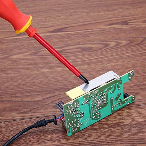 Lot de 6 tournevis isolés 1000 V Phillips et tournevis fendus pour réparation d'électriciens