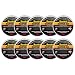 3M Scotch Super 88 Vinyl Electrical Tape, -18 to 105 Degree C, 10000 mV Dielectric Strength, 66' Length x 3/4" Width, Black (Pack of 10)