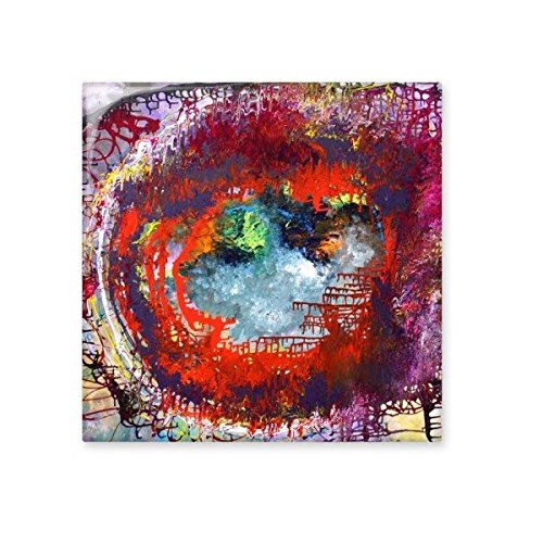 Carreaux céramique d'art abstrait haut de gamme motif paysage coloré M