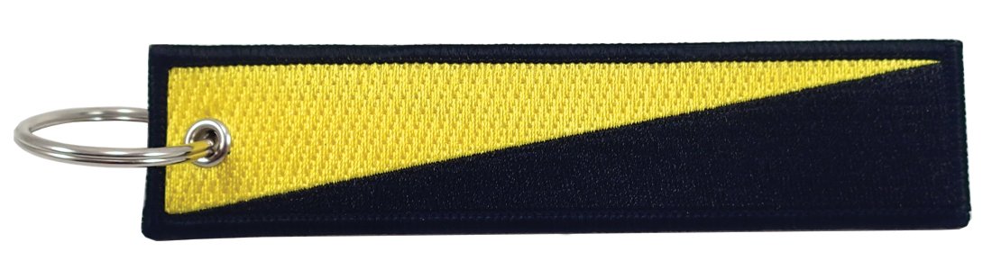 Luso AnCap Flag Key Chain, 100% Embroidered