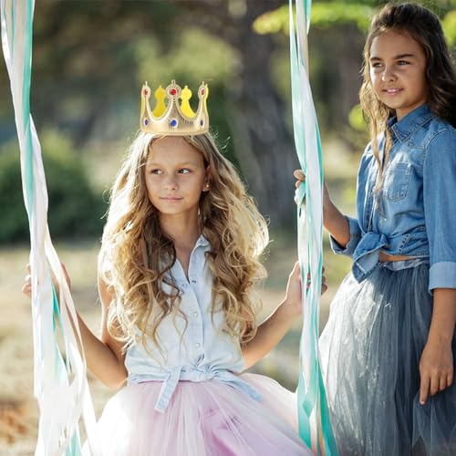 chenyu Krone König 6 Stück Geburtstagskrone Krone Mädchen Geburtstagskrone Junge Erwachsene Couronne roi Partykostüme zum Thema Geburtstag Kronen Erwachsene Requisiten für Hochzeitsfotos