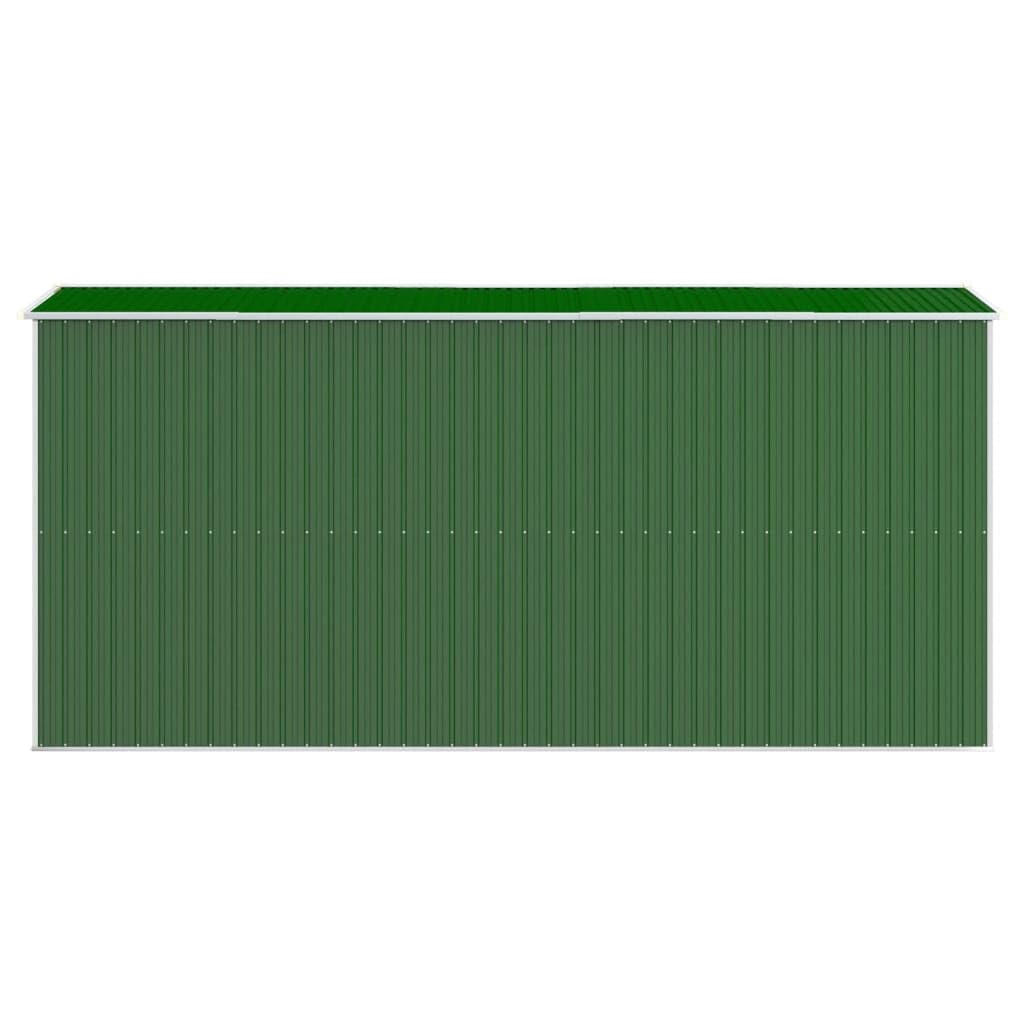 Générique Abri de Jardin Vert 192x440x223 cm Acier galvanisé,Maison & Jardin,Pelouses & Jardins,Vie en extérieur,Structures extérieures,Cabanes & abris de Jardin,3147430