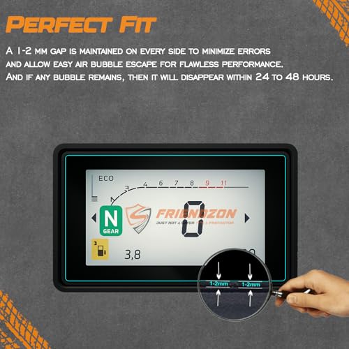Image of Screen Guard For HONDA Activa 125 2025 || Anti Scratch || Water Resistant || HD Clear || TFT Instrument Cluster Protector || Honda 2025 Accessory [Not Tempered Glass] (Pack of 2)