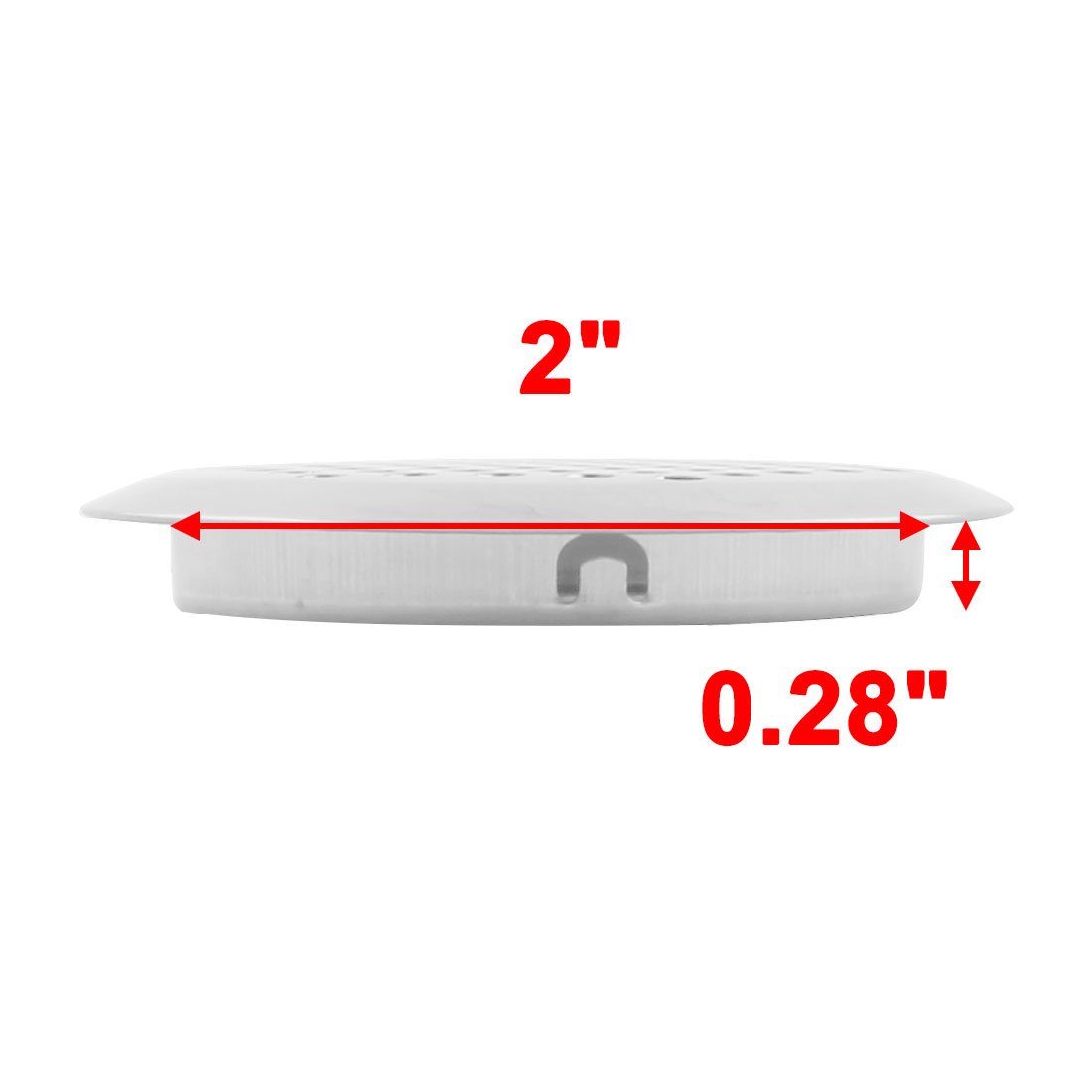 Sourcing Map Edelstahl Sieb 6 Cm – Bodenablauf-Abdeckung Für Becken & Lüftung