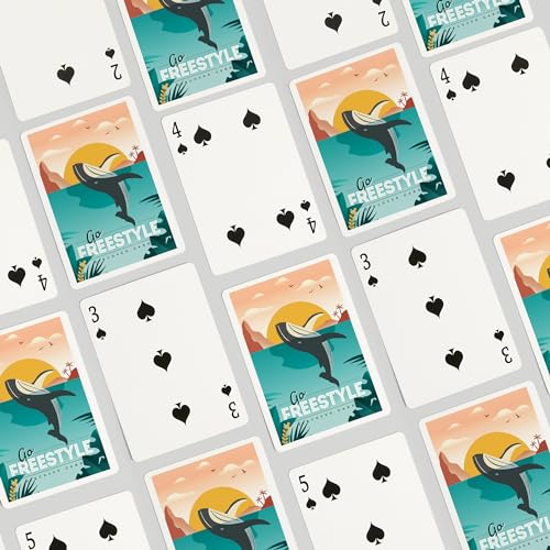 Lantern Press Cabo Mexico Gray Whale 52 Cartas Poker miniatura 4