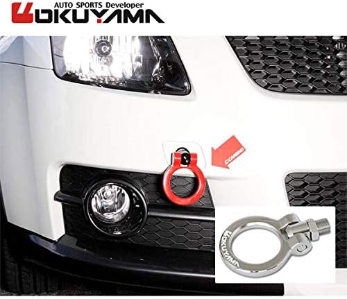 OKUYAMA オクヤマ フリップアップトーイングフック シルバー フロント スイフトスポーツ ZC32S