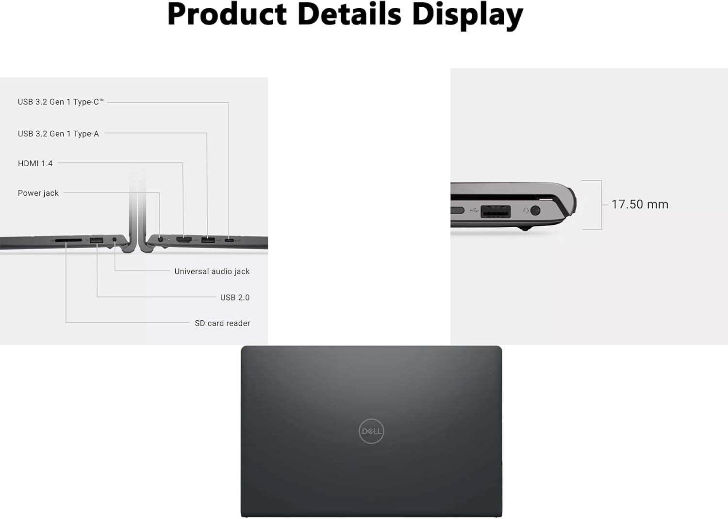 Dell Inspiron 15.6" FHD Touchscreen Laptop, 13th Gen Intel Core i7-1355U (10-Core), 16GB RAM, 1TB SSD, Windows 11 Home, Wi-Fi 6, Long Battery Life, for Business, Students, Home & Office (RK Bundle)