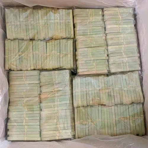 ROYHOO 100 Pack Bamboo Tongs Mini Bamboo Tongs Toaster Tongs for the Kitchen Cooking Tongs Teacup Clip Bread clip Roast Tongs