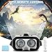 VR Headset for Phone with Controller,Virtual Reality Goggles,110° FOV VR Goggles, 3D Glasses Headset Helmets For VRs Game Video Movies Education Fit 4.7-6“ Screen(White+Black,Size:6.14*3.98*3.46inch)