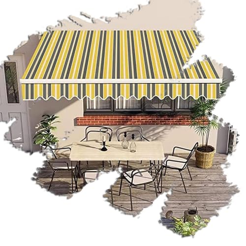 Tissu de rechange pour store banne rétractable 7x5m Ning idéal balcon terrasse - 2