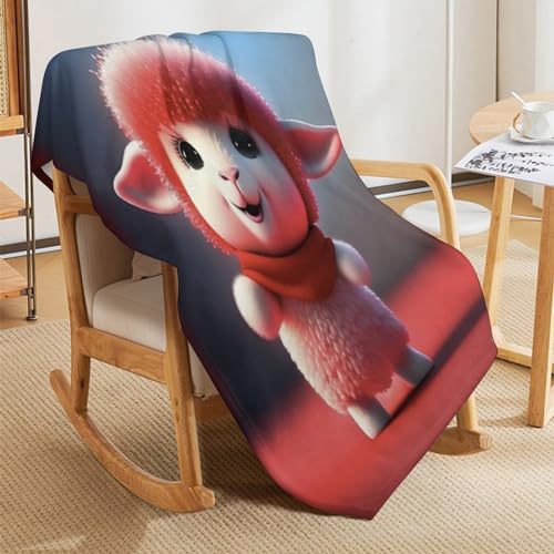 Couverture Mouton Mignon douce et confortable au tissage premium pour lit moderne - 7