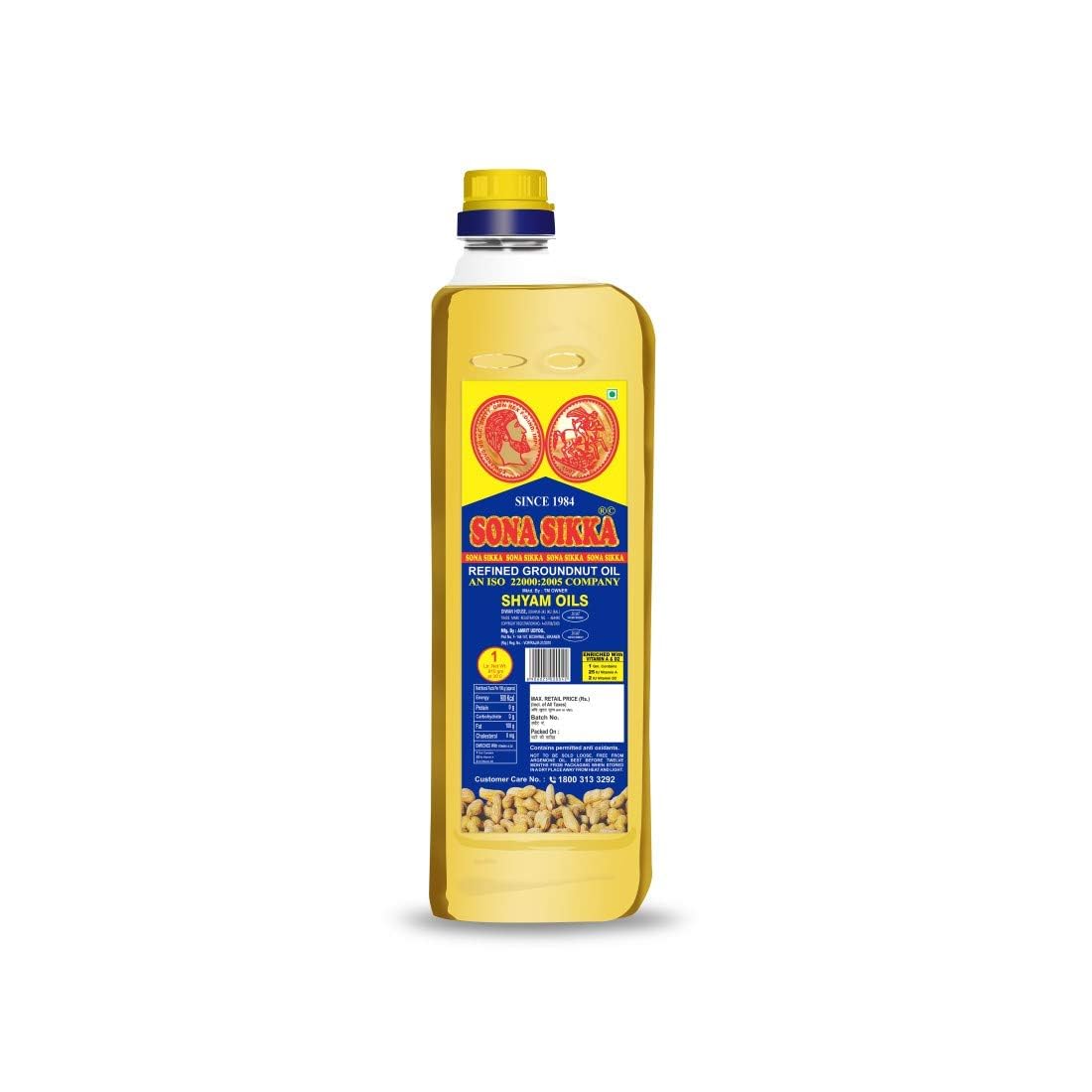 SONA SIKKA 1 LITRE Refind GROUNDNUT OIL Bottle (Pack of 3) (B0CKBJQZ44) Amazon Price History, Amazon Price Tracker