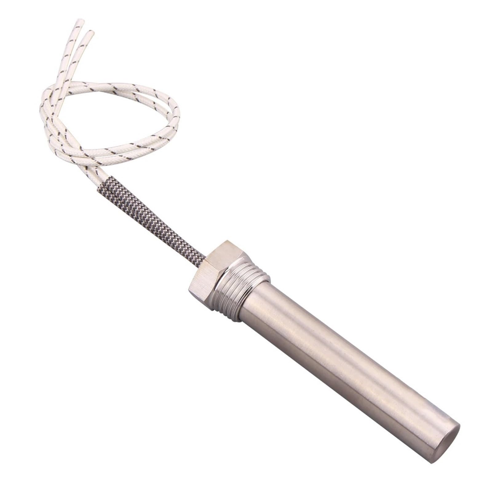fengpeng grzejnik kasetowy 1/2" gwint cylindryczny rezystor hot rod 220 V 300 W 500 W 1/1,5/2 kW elektryczny podgrzewacz wody (300 W L100 mm)