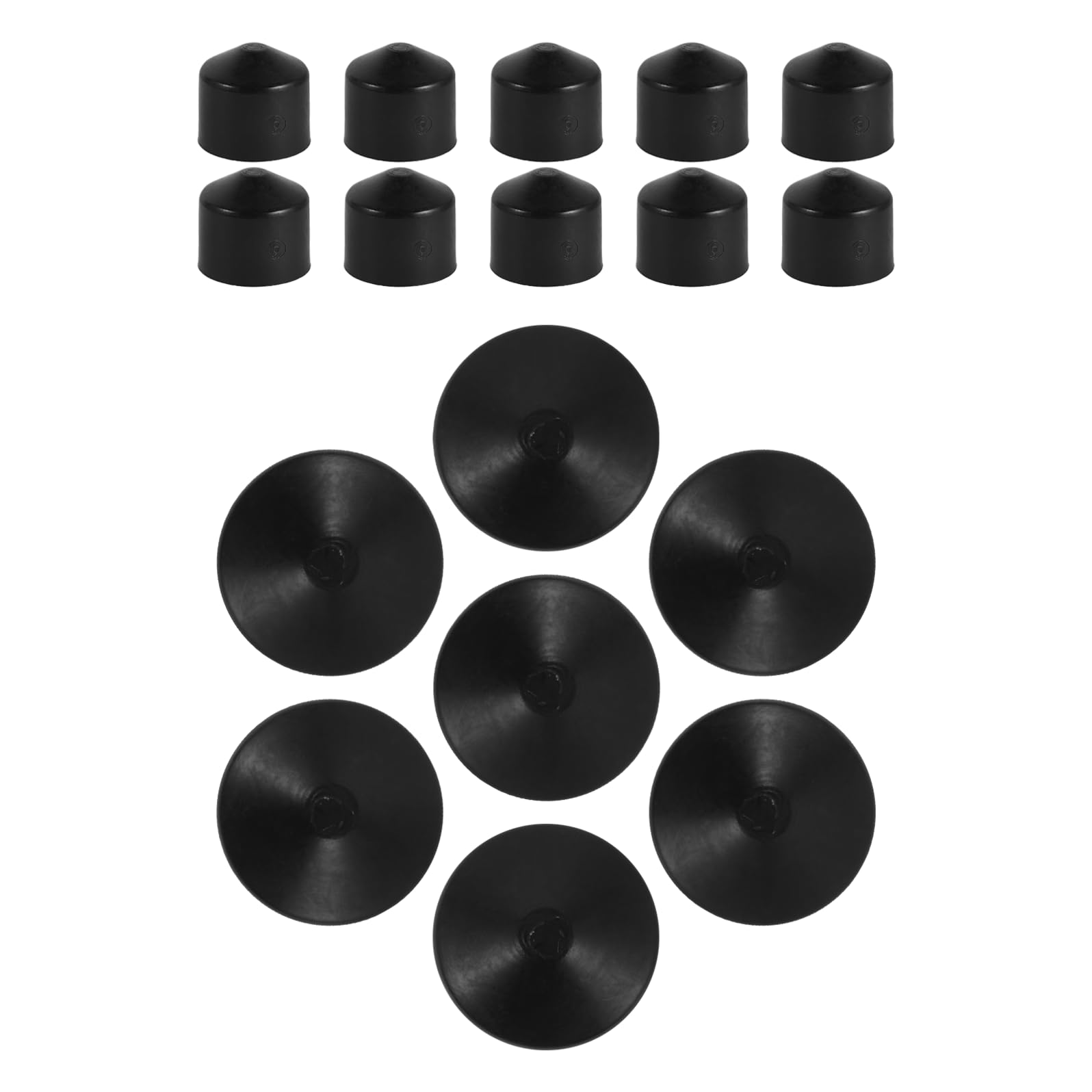 20pcs Longboard Truck Replacement Pivot Cups 18mm Pu Rubber Skateboard Bushings for 7in+ Trucks Longboard Accessories Deck Edge Protection for Street and Outdoor Skating