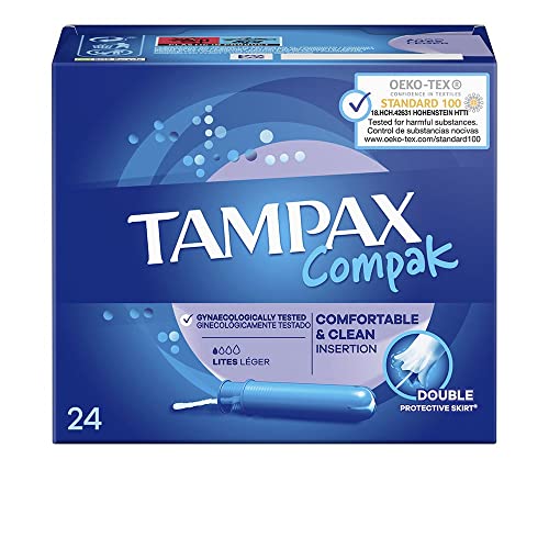 TAMPAX COMPAK TAMPONES 24U.LITES