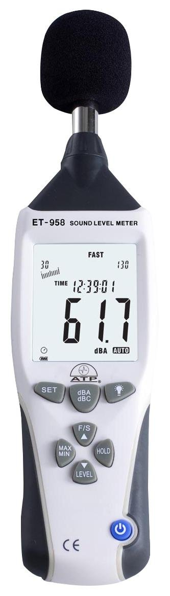 Velleman Instruments Sound Level Meter, Data Logging | Sound Test, 1 X Qty - Dem202