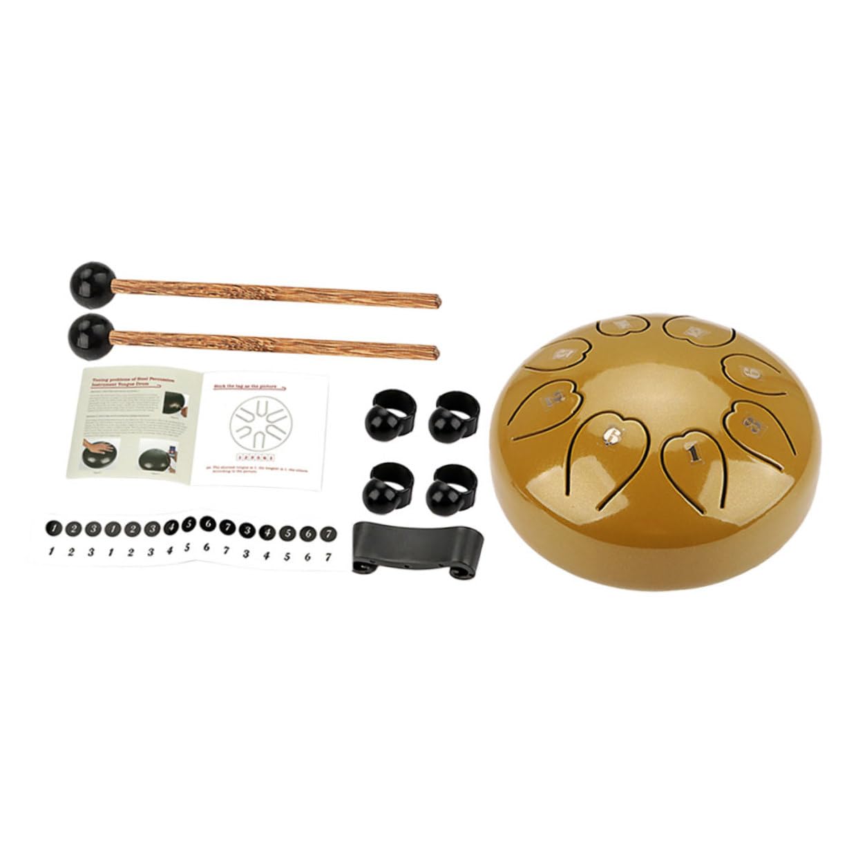 SUPVOX Instrumento de Lengua Etéreo de Mano Portátil para Principiantes Instrumento de Percusión para Amantes la Música