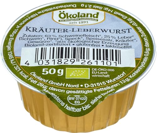 Kräuter-Leberwurst 6 x 50 gr