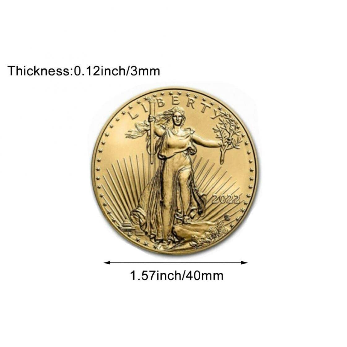 アメリカ古銭 リバティ イーグル 大型銀貨 記念硬貨 自由の女神 コインメダル アメリカ古銭 海外