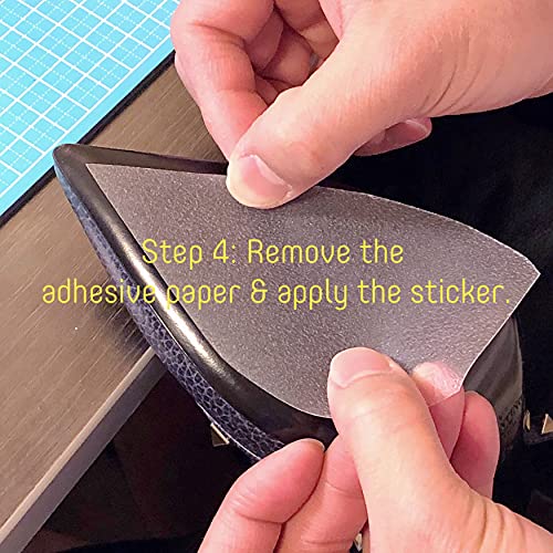 Caserbay Cb 3M Shoes Sole Guard Self-Adhesive Sticker Universal For Louboutin Heels, High Heels Women Men Shoes Sole Protectors Matte Clear Non-Slip Texture thumb #5