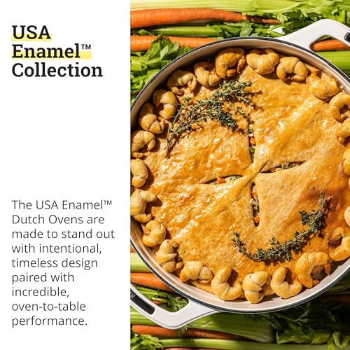 Image of Lodge USA Enamel Dutch Oven 4.5 qt., White
