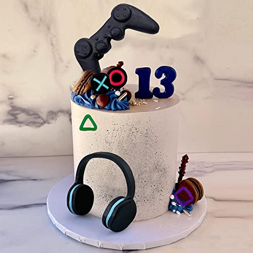 Tosparty PRO 11 Pcs Video Game Themes Cake Toppers Cake Decoration Headset Cake Decoration Game Console Controller Cake Decoration Game Theme Birthday Party Supplies thumb #3