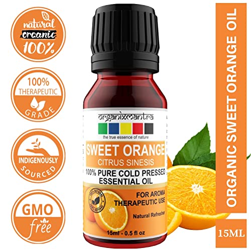 Image of Organix Mantra Essential Oils (Lavender, Tea Tree, Rosemary, Sweet Orange, Peppermint), 15ML - Set of 5