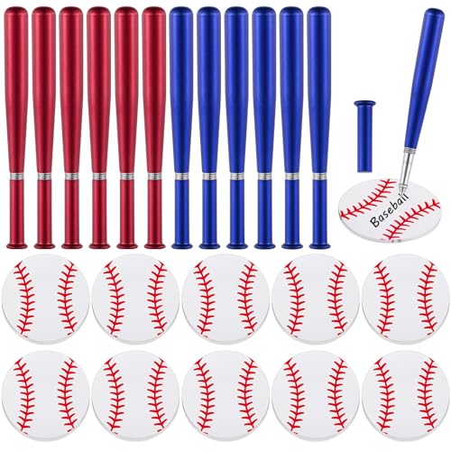 Estune Baseball Pen & Sticky Note Set for Office & Party