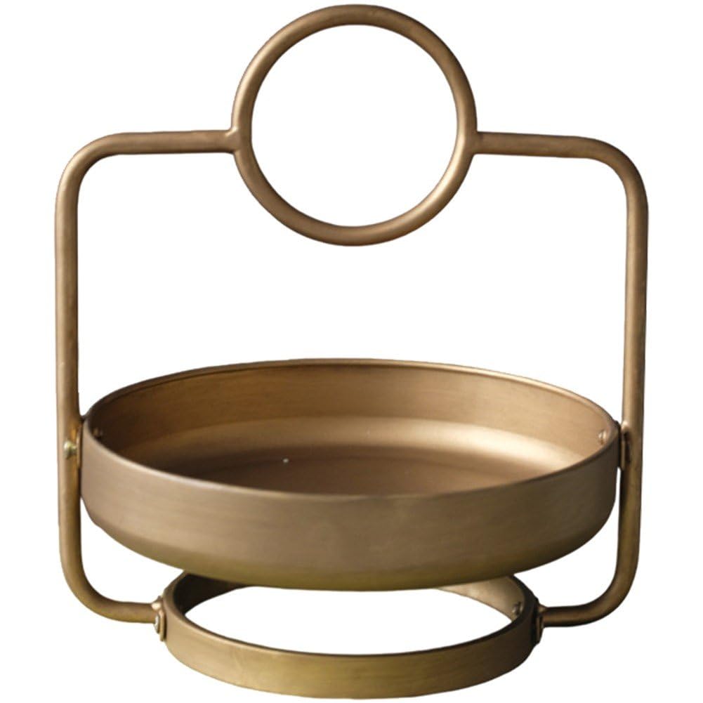 Plat de collation en fer Dianzan pour une table de fête chaleureuse