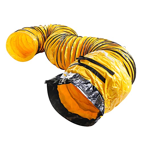 Image of MOUNTO 25FT PVC Flexible Duct Hosing for Exhaust Fan (18inch)