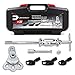 Powerbuilt Rear Axle Puller Tool Set, Seals and Bearings Pulling, Front and Rear Wheel Drive Vehicles, T-Handle, Locknut, Yoke, Storage Case - 648743