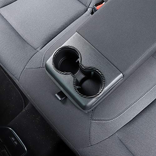 Portavasos ABS Fibra de Carbono Trasero Dodge Charger 2010-2020 miniatura 4