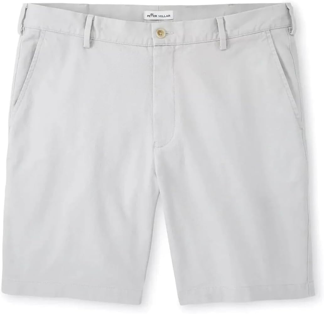 Peter Millar Pilot Twill Short-LIGHT GREY