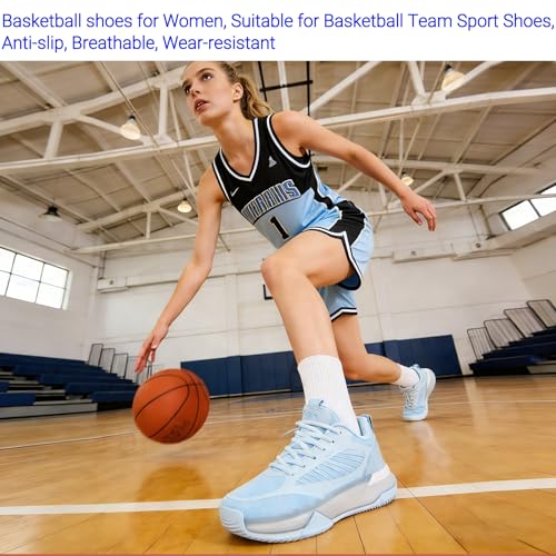 Image of Beita Basketball Shoes for Women High Upper Volleyball Shoes Fashion Sneakers Breathable Sports Shoes Anti Slip
