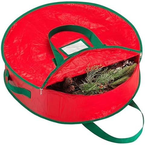 Handy Laundry 36" Wreath Storage Bag Cover