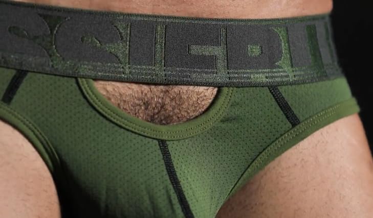 aussieBum RIOT 2.0 - Ropa interior para hombre con correa de malla para ventilación de alto rendimiento, bolsa de contorno