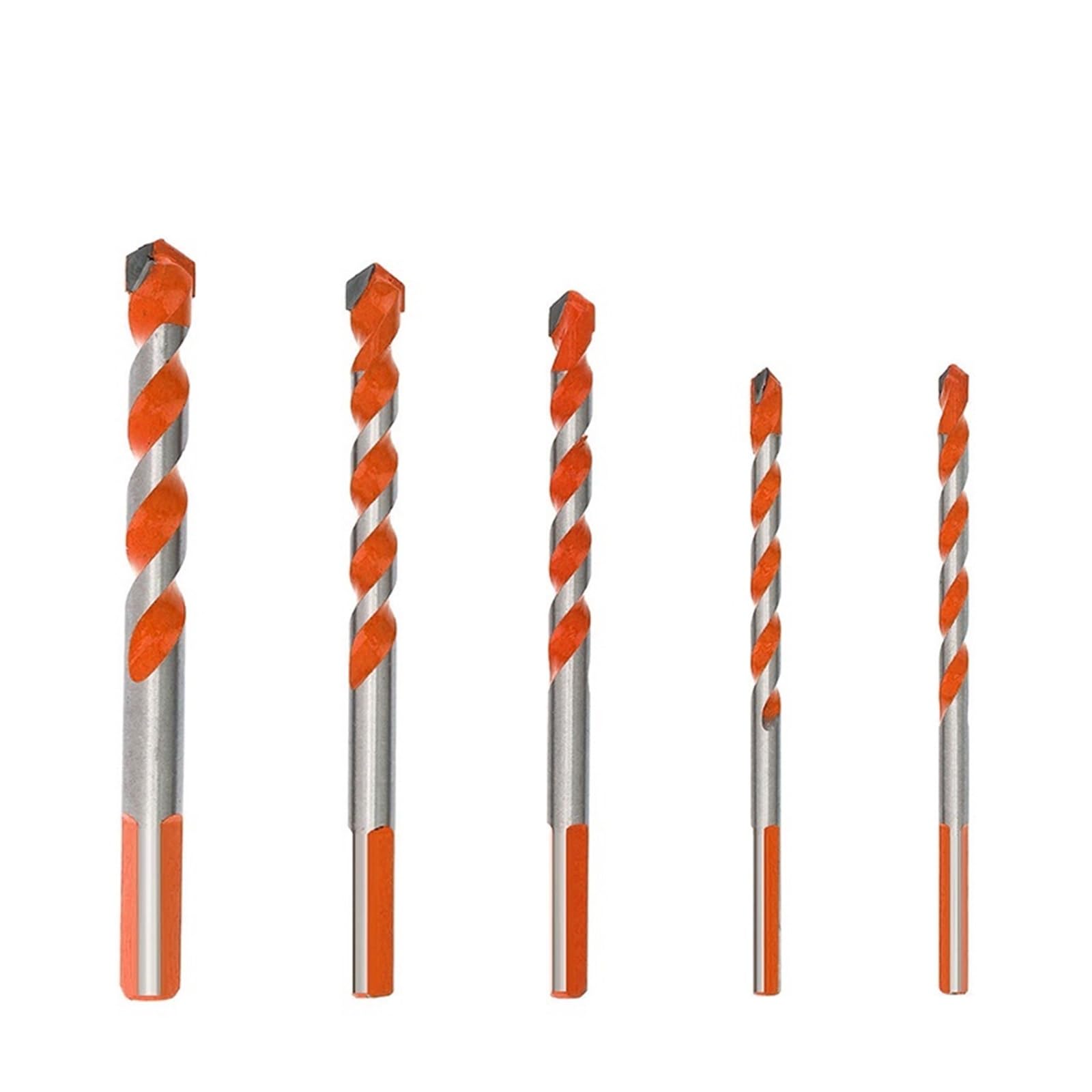 5 pz 6-12mm Utensili elettrici Trapano in ceramica Piastrelle Apri foro in vetro Punta elicoidale Set Taglio Foratura Lucidatura Strumento(6PCS)