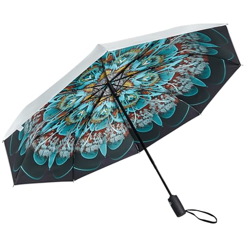 G4Free UPF 50+ UV Protection Travel Umbrella 42/46 Inch Auto Open Close