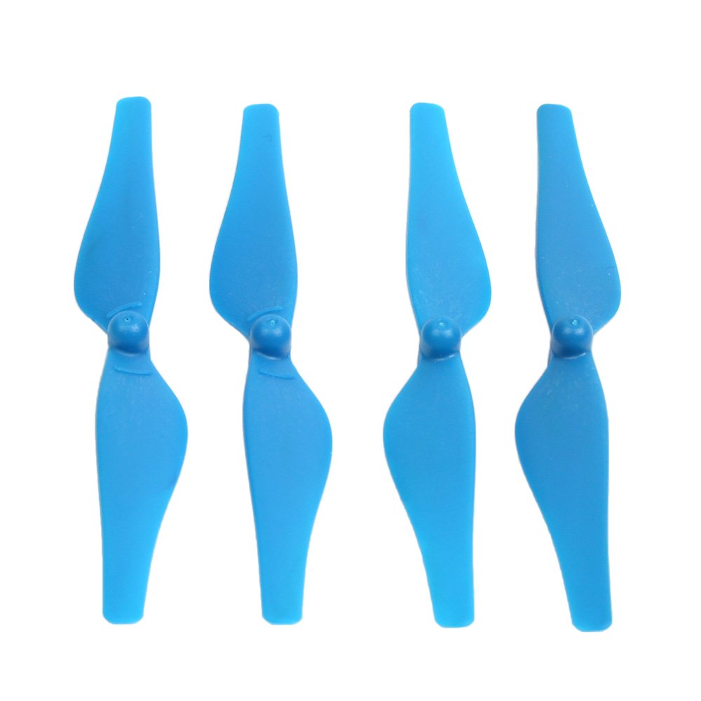 4pcs Propeller Blades, Drone Quick-Release Propellers for DJI TELLO Aircraft Parts (Blue)