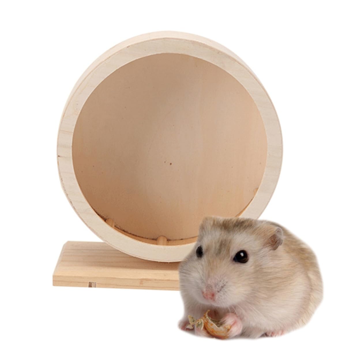 Angoily Roue De Course Silencieuse pour Hamster Et Cochon Grand Modèle avec Support pour Petits Animaux