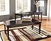 Signature Design by Ashley Denja Contemporary 3-Piece Table Set, Includes Coffee Table and 2 End Tables, Dark Brown