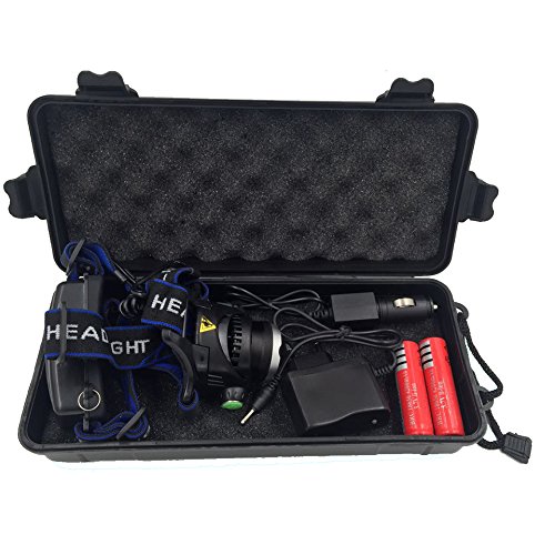 Buy Generic UK Plug z50 LED Headlight XML T6 led headlamp zoom 18650