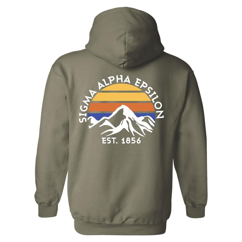 Sigma Alpha Epsilon Hoodie - SAE White Mountains Sweatshirt