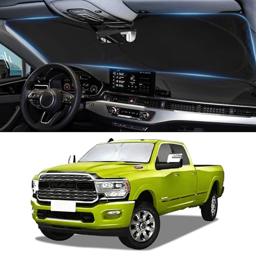 Sunshade for Ram 2500 Windshield Sun Shade for 2010-2025 2026 Dodge RAM 1500 2500 3500 Truck 2Dr...