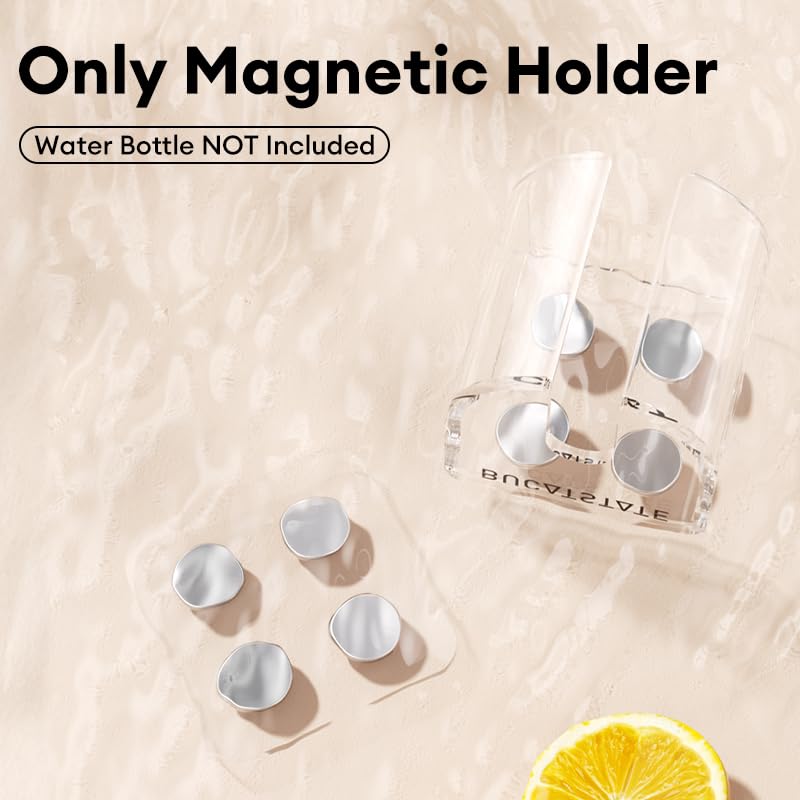 BUCATSTATE Hamster Water Bottles Holder with Magnetic, Drop-Resistant Water Bottle Stand with Adjustable Height, Fits Bottles up to Dia 2 inches, for Hamsters Small Pets (Only Water Bottle Holder) - Image 3