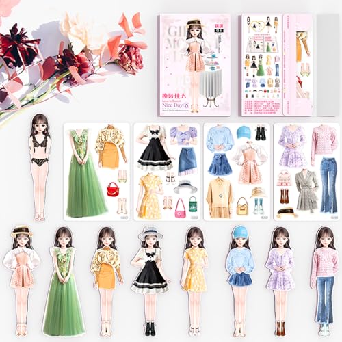 Daniel Axel Magnetic Princess Dress Up Paper Doll Pretend Play