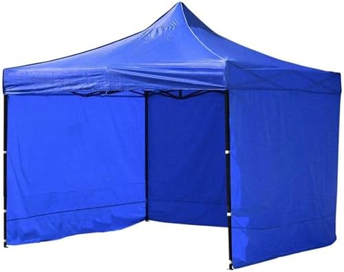 ELMORINUO Portable Outdoor Gazebo, 3x3 Metres, Waterproof Folding Canopy Tent with Carry Bag, Blue